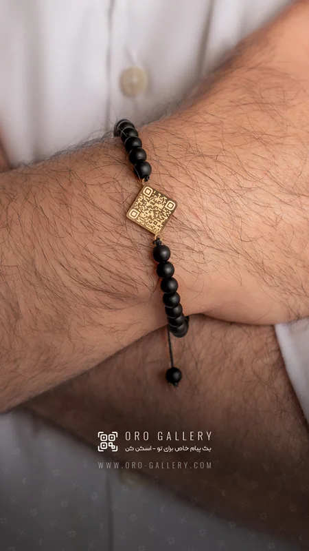 دستبند مهره میستریو - طلا (قابلیت ثبت صدا و تصویر)